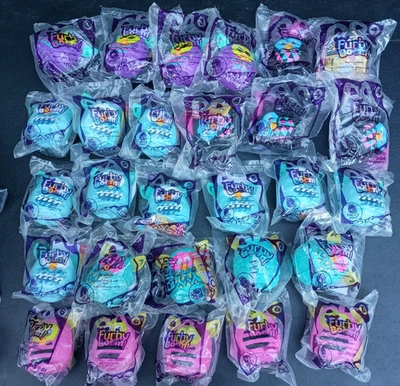 Lot of (24) NEW Furby McDonalds Happy Meal Toys from 2013 w/ Duplicates Furbies - Image 1 of 4