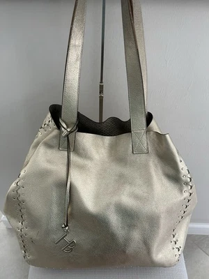 Henri Bendel Metallic Gold Shoulder Tote - Image 1 of 4
