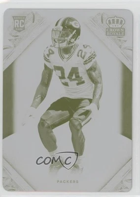 2015 Panini Crown Royale Printing Plate Yellow 1/1 Quinten Rollins Rookie RC 0f6 - Image 1 of 3