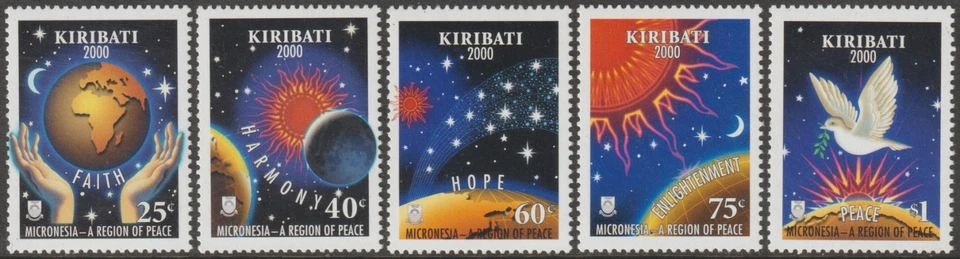 EDSROOM-20373 Kiribati Island 755-759 MNH 2000 Complete Millennium - Image 1 of 1