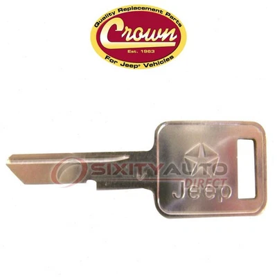 Crown Automotive Vehicle Key for 1986-1990 Jeep Comanche - Electrical uj Foto 1 de 4