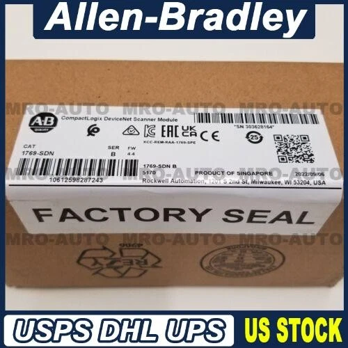 New Sealed Allen Bradley 1769-SDN SER B CompactLogix DeviceNet Scanner Module US - Image 1 of 1