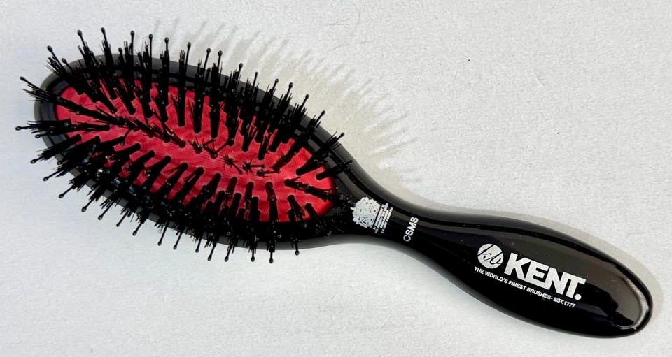 Kent CSMS Classic Shine Small Mixed Bristle Hairbrush - Made in England - Image 1 of 4