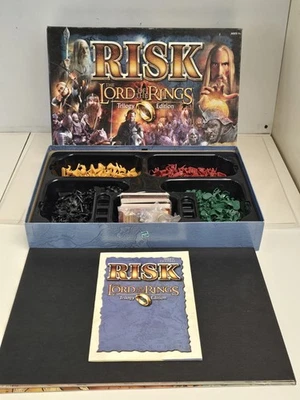 2002 Risk: The Lord of the Rings Trilogy by Hasbro Sealed Cards Ring Dice Comple - Image 1 of 4
