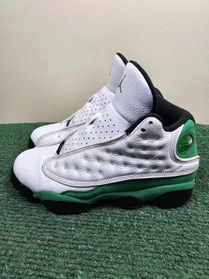 Zapatos de baloncesto Air Jordan 13 Retro GS blancos verdes de la suerte juveniles 6,5 años DB6536-113 Foto 1 de 4