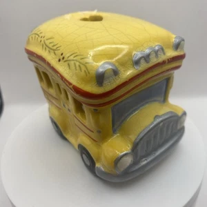 Schulbus Keramik Teelicht 3 Zoll Lehrer & Busfahrer Geschenk Dekor (4) - Bild 1 von 10