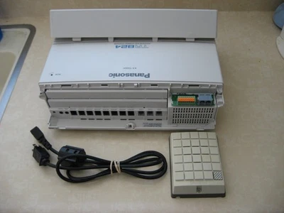 Panasonic KX-TA824 Telephone System (3x8) with Door Phone KX-T30865 and Adapter. - Image 1 of 4