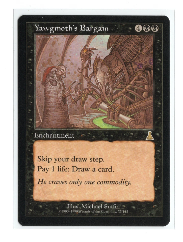 MTG - Yawgmoth's Bargain - Urza's Destiny - NM - Image 1 of 2