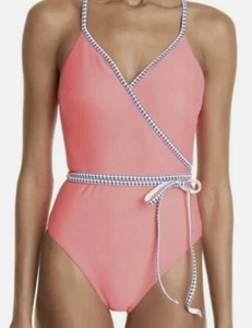 Lemlem Damen Large 10/12 Lena Ballett Einteiler Badeanzug koralle orange pink gebraucht, in einwandfreiem Zustand - Bild 1 von 7