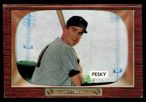 Johnny Pesky 1955 Bowman Card #241 Baltimore Orioles - Picture 1 of 2