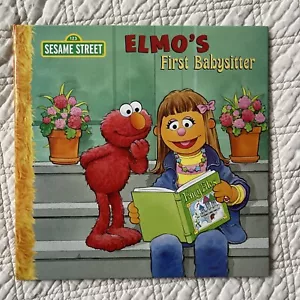 SESAME STREET ~ ELMO'S FIRST BABYSITTER By Sesame Workshop - Hardcover EXCELLENT - Foto 1 di 4