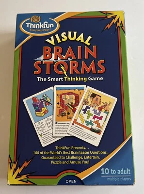 VGC VISUAL BRAIN STORMS the Smart Thinking Logic Game by Think Fun - Image 1 of 4