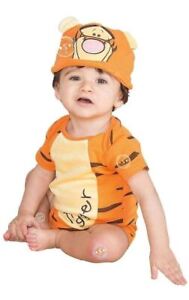 Toddlers Tigger Bodysuit With Hat 12-18 Months