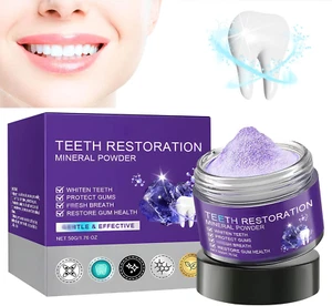 Teeth Restoration Mineral Powder, Mineral Tooth Powder, Oral & Teeth Care Min... - Picture 1 of 7