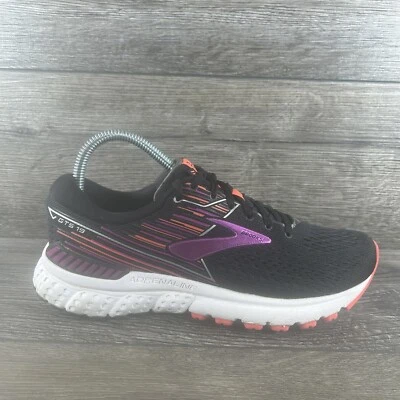 Zapatillas deportivas Brooks Adrenaline GTS 19 para mujer 8 negras con cordones Foto 1 de 4