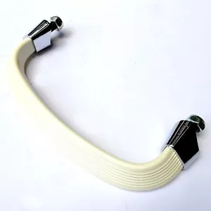 Beetle Dash Grab Handle for VW Bug Deluxe Aluminium IVORY CHROME 1958-67 AAC241 - Picture 1 of 8