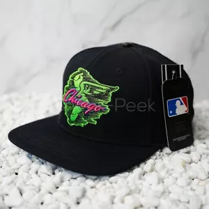 Cappello da uomo Pro Standard Chicago White Sox MLB luce nera snapback nero #845 - Foto 1 di 6