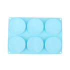 1Pc 6 Cavity Round Silicone Cake Mold For DIY Cookies Making Mousse Baking Mold