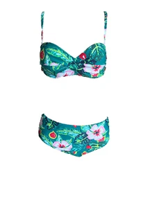 Bikini mit Blumenmuster mit Bügel Gr. 38 - Picture 1 of 1