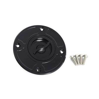 Black Petrol Tank Fuel Gas Cap For Suzuki GSXR750 1996–2003 GSXR1000 2001–2002 - Image 1 of 4