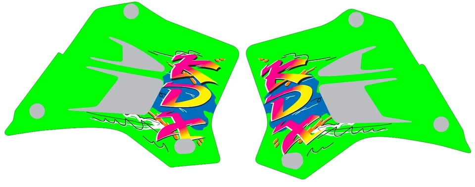 Shroud Graphics for 1995-2006 Kawasaki KDX200 KDX 200 Decals sticker - Image 1 of 1