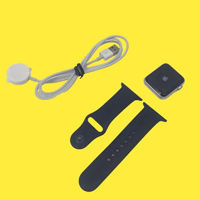 Apple Watch Series 3 Silver Aluminum Case Model: A1861 42mm #U7513 - Image 1 of 4