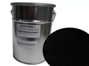 4 Liter Spritzfertigen Basislack geeignet für Ford 571 Panther Black Metallic A - Picture 1 of 2