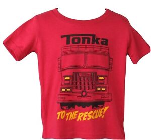 Tonka Firetruck Toddler Boys T-Shirt New Officially Licensed Jumping Beans
