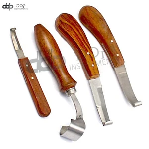 Farrier Hoof Knife Swiss Straight Curve Right Left Hand Tool Grooming Veterinary - Picture 1 of 3