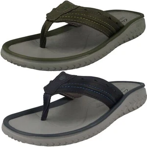 Sandalias para hombre Clarks TAC con sistema informal de punta poste Wesley poste - Imagen 1 de 19