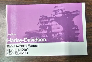 Harley Davidson OEM AMF 1977 FL/FLH Shovelhead OEM Factory Owner's Manual Book! - Picture 1 of 6