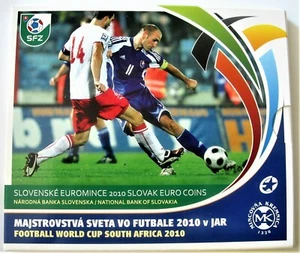 Slovakia 2010 year coin set from 1 cent - 2 euro Football World Cup South Africa - Picture 1 of 3