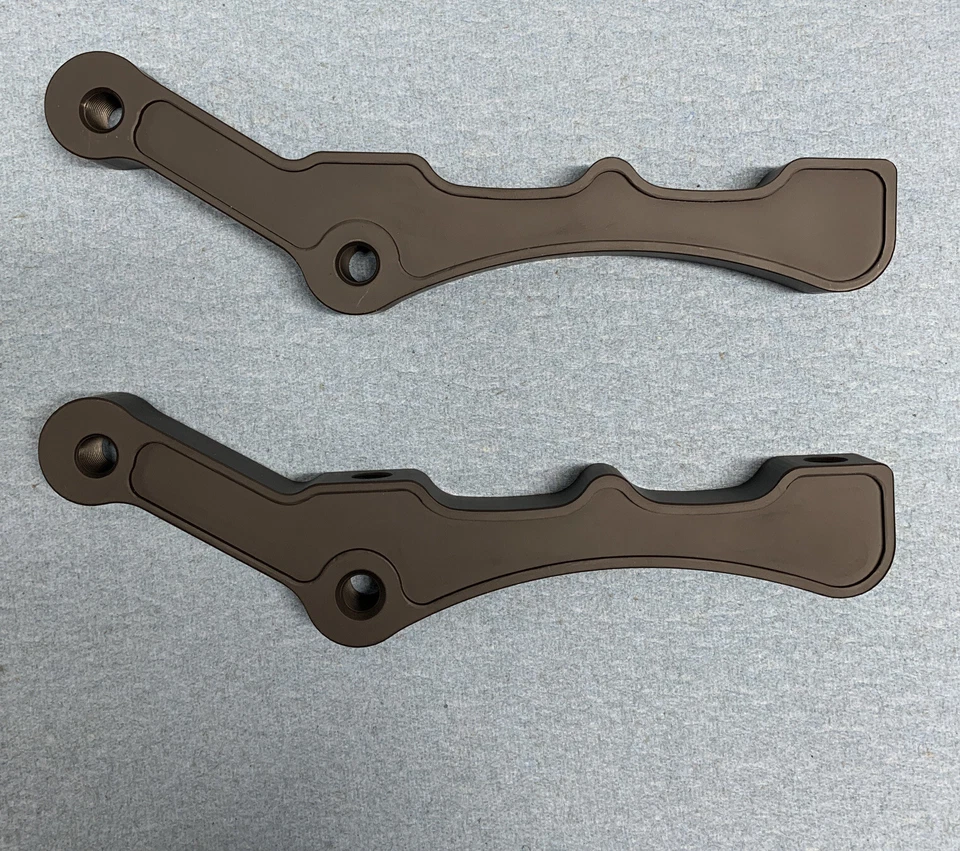 Suportes de pinça de freio dianteiro radial Harley Davidson PRETO - Imagem 1 de 4