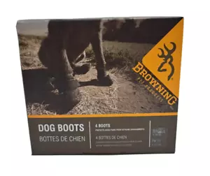 Browning Dog 4 stivali taglia small 1,75" prodotti per animali domestici marroni nuovi in scatola - Foto 1 di 2