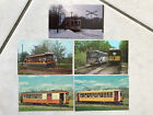 Connecticut Electric Railway Museum Railroad Litho Chrome Postcard Lot Of 5
