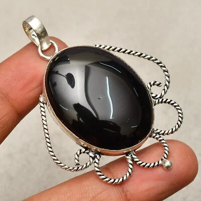 Ciondolo gioiello fatto a mano in argento sterling 925 con pietra preziosa on... - Immagine 1 di 4