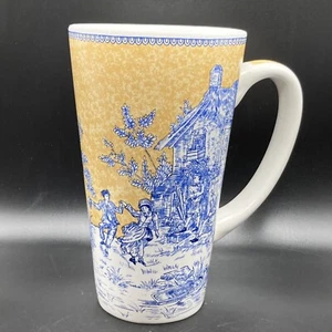 Century Atelier Blue English Toile 6” Tall Mug - Picture 1 of 8