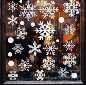 321pcs Christmas Window Clings for Glass Windows 9sheets Christmas Window Decor - Picture 1 of 6