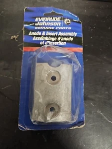 Conjunto de ánodo e inserto Evinrude Johnson OMC 431708 0431708 NUEVO DE LOTE ORIGINAL OMC131 - Imagen 1 de 2