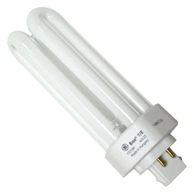 GE 97631 F32TBX/835/A/ECO 32W T4 Triple Tube CFL 4pin GX24q-3 3500k Warm White - Image 1 of 4