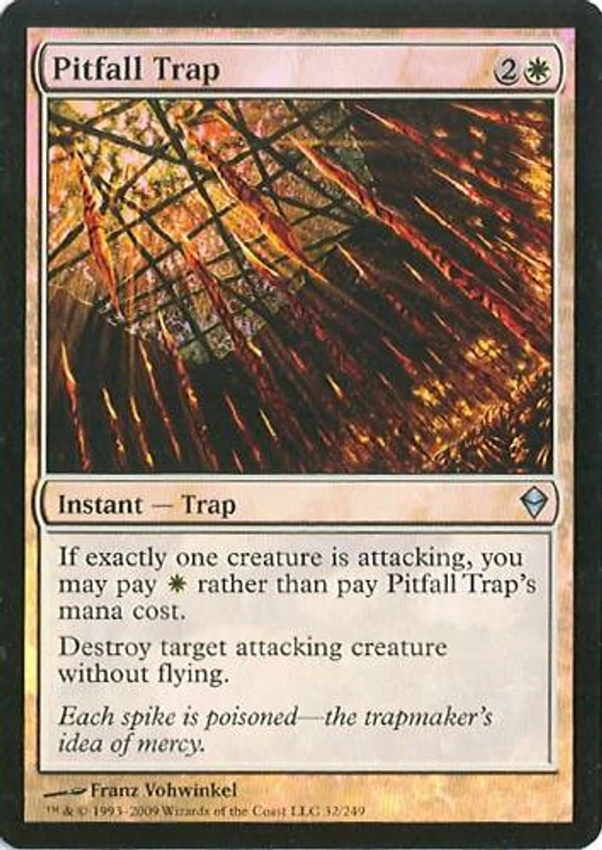 MTG - Zendikar - Pitfall Trap - Foil - NM - Image 1 of 1