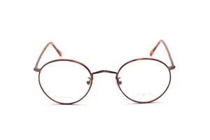 Braun Classics Gafas Montura Panto Oro Antiguo Soporte Flexible Mod. 204 49-21 mm #BC6 - Imagen 1 de 5