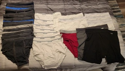 MENS FRUIT OF THE LOOM JOCKEY BVD BRIEFS LOT 28 PAIR LARGE XL - Image 1 of 4