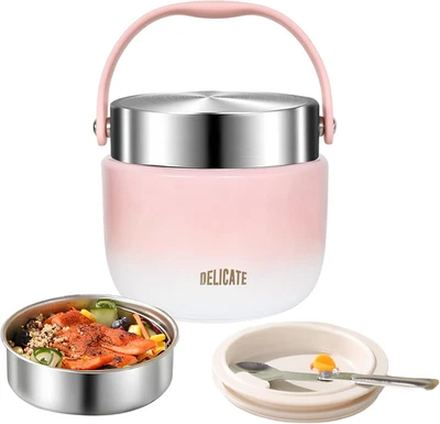 Contenitore Termico per Alimenti, 1200 Ml, Contenitore Termico per Il Pranzo, Ci - Immagine 1 di 4