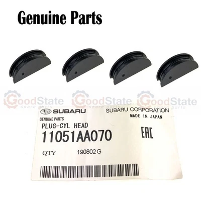 GENUINE Subaru Impreza WRX STi Impreza WRX Half Moon Cylinder Head Seal Plug x4 - image 1 of 4