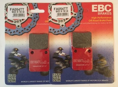 EBC Carbon FRONT Brake Pads Fits YAMAHA YFM350 BRUIN / GRIZZLY (2004 to 2014) - Image 1 of 4