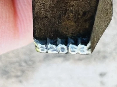 CASE XX KNIFE TANG STAMP PARTS EISENHOWER PAT 82063 2 Bl PEARL - Image 1 of 3