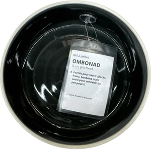 New IKEA OMBONAD Gray Pack of 2 Bowl 15 cm (6 ") 205.029.63 - Bild 1 von 6