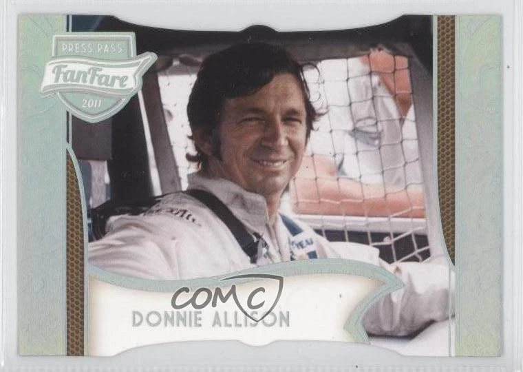 2011 Press Pass Fanfare Legends Holofoil Die-Cut Donnie Allison #76 HOF - Image 1 of 2