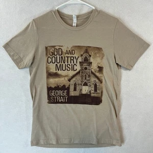 George Strait TS-Shirt "God and Country Music" Medium beige Country Musik Festival - Bild 1 von 16